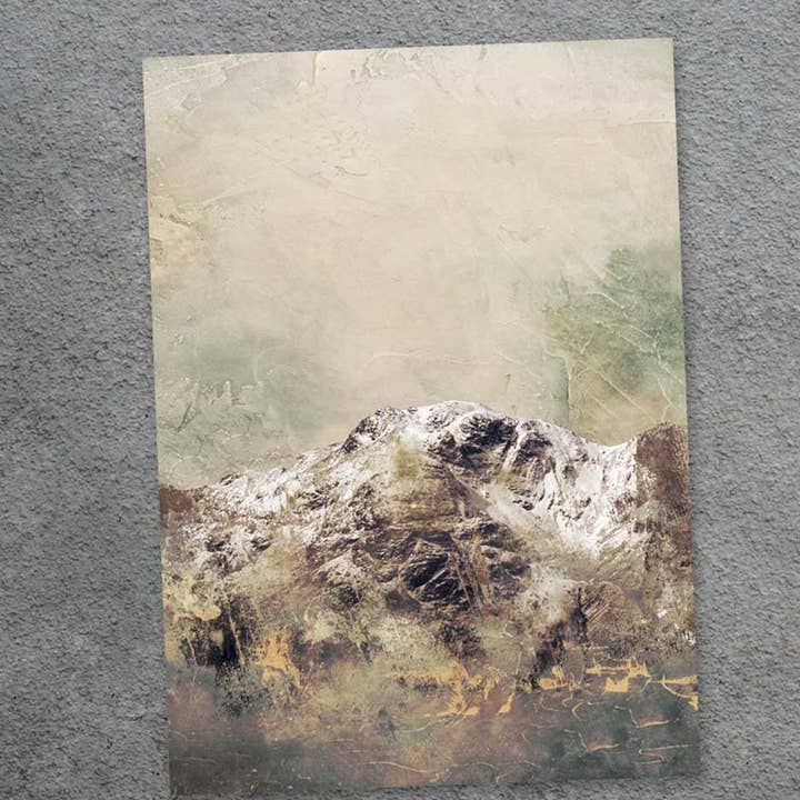 The Northern Line - Wholesale Everyday Greeting Card - Scafell Pike in Winter - Blank Greeting Card