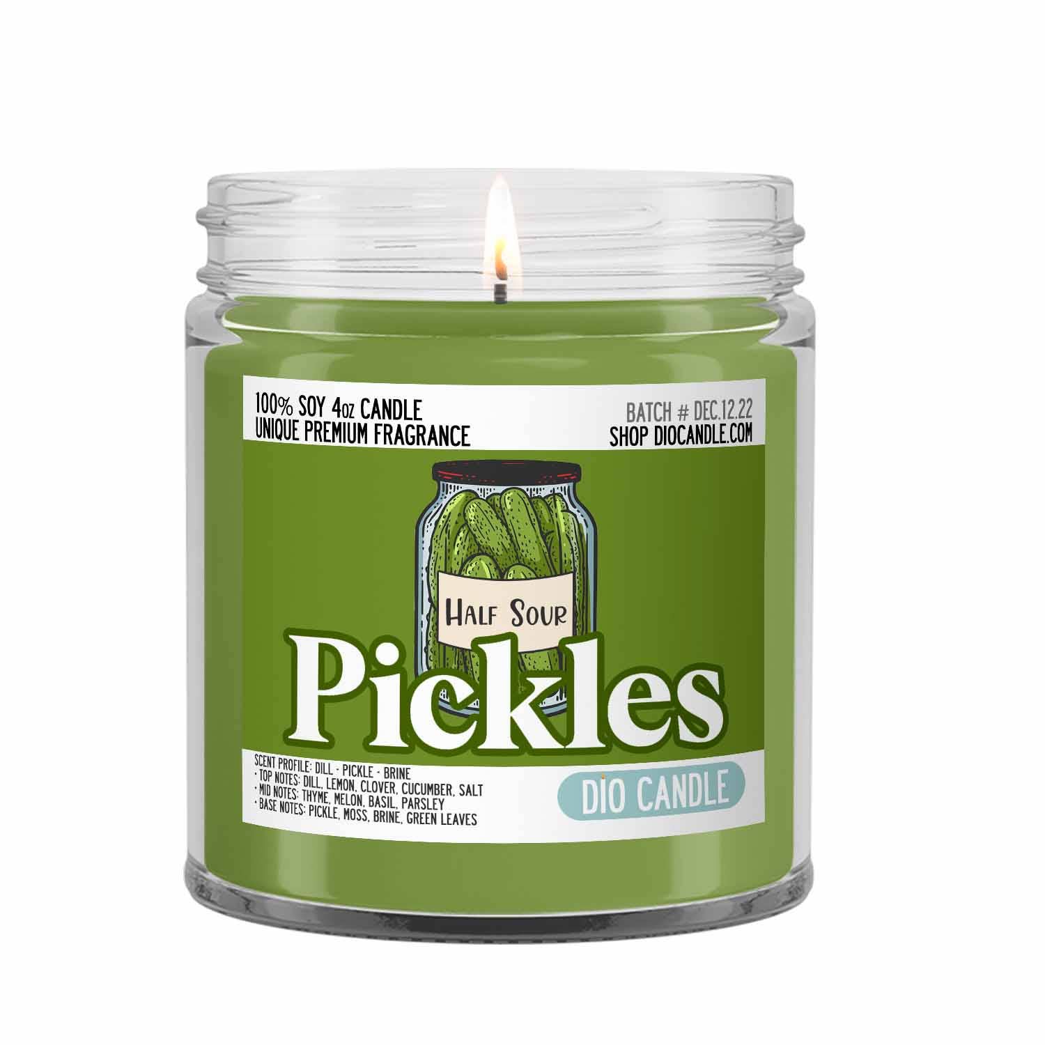 Dio Candle Company - Wholesale Jar/Filled Candle - Pickles Candle2