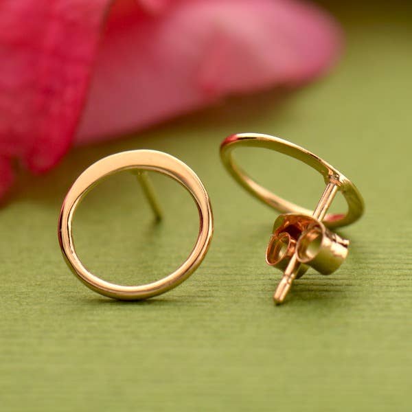 Nina Designs - Wholesale Stud/Post Earrings - Open Circle Post Earring3