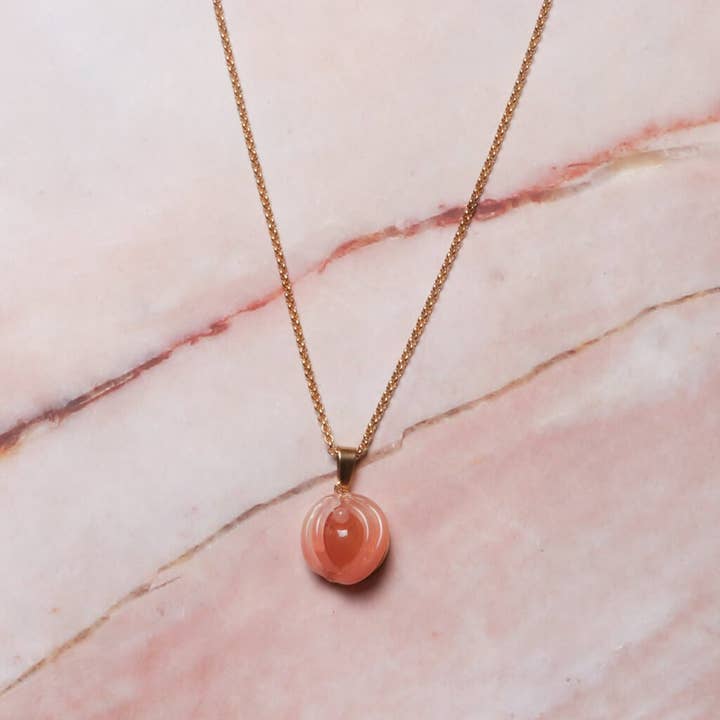 Vagina Golden Pendant Necklace for wholesale by Sunset Yogurt
