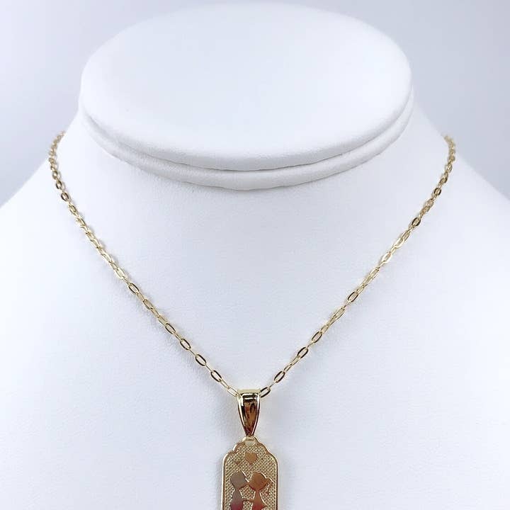 DIJU Jewelry - Wholesale Individual Charm/Pendant - 18k Gold Filled Couple Kissing, Girl and Boy Pendants4