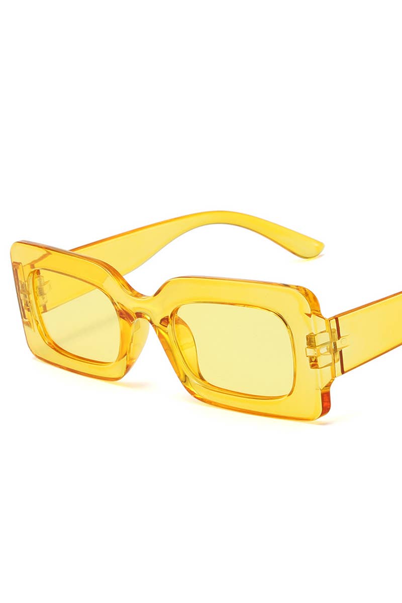 ACCITY - Wholesale Sunglasses - Women's - Trendy Small Square Jelly Sunglasses, Retro Style_CWASG007421