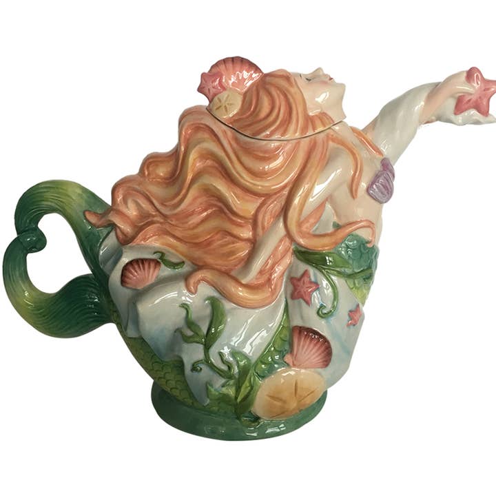 Théière sirène pour la vente par Blue Sky Clayworks