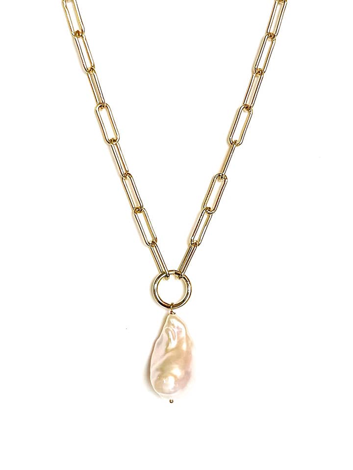Collier de perles baroques pour la vente par Jennifer Tuton Jewelry