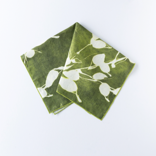 Goldie Home - Wholesale Dinner & Cloth Napkin - Porto Print in Olive Napkin0