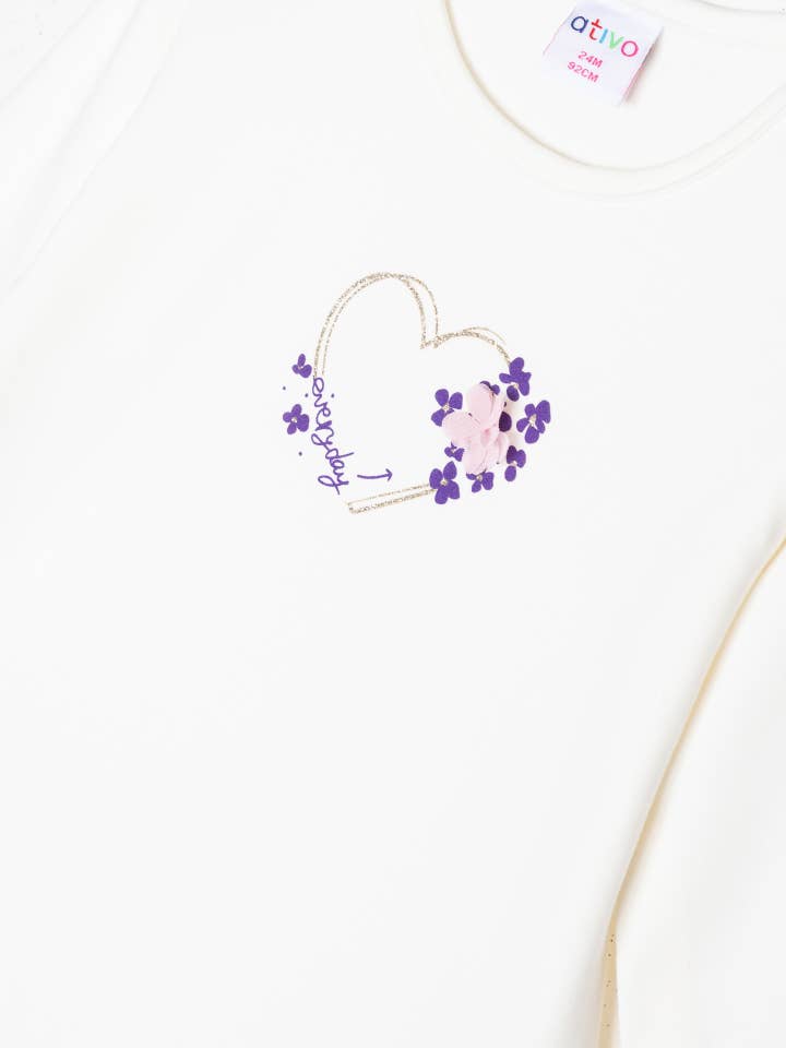 Ativo Kids - Wholesale T-Shirt - Baby - BG-ND8219-12 - Long Sleeve T-Shirts for Baby Girl2