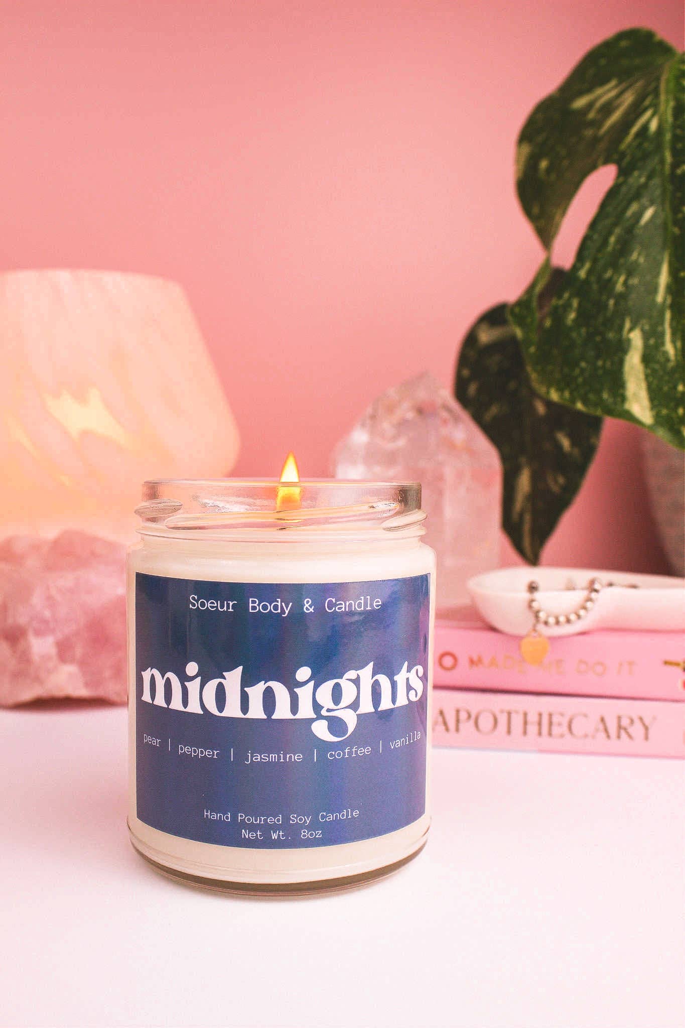 Soeur Body and Candle - Wholesale Jar/Filled Candle - Midnights Soy Candle4