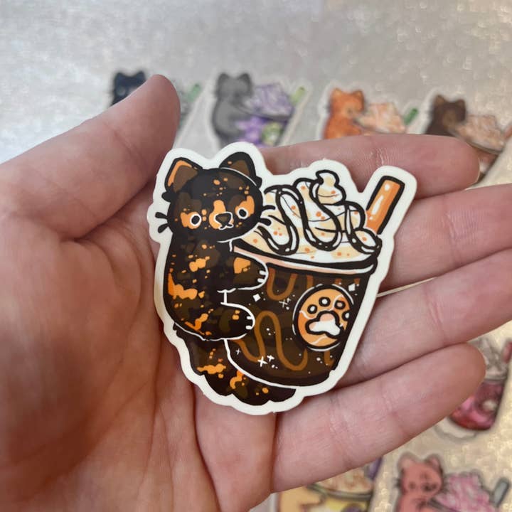 Woolblossom - Wholesale Sticker - Kitty Frappe ~ Stickers6