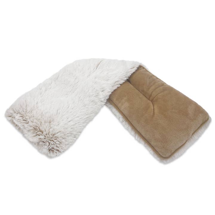Warmies - Wholesale Hot/Cold Compress - Marshmallow Brown Warmies Neck Wrap