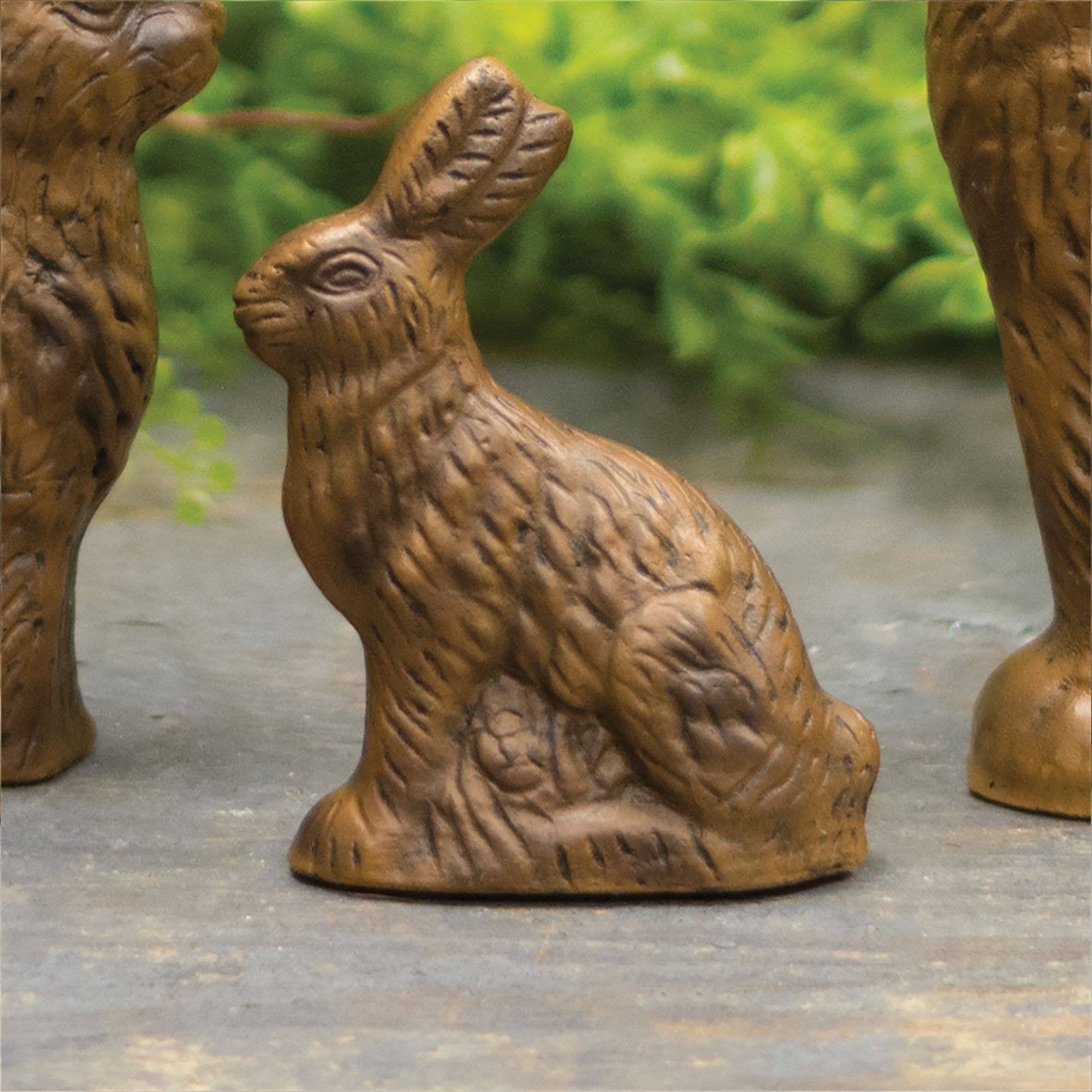 The Hearthside Collection - Vendita all'ingrosso Statuette decorative - Figura di Coniglio di Resina effetto Cioccolato, 9 cm2