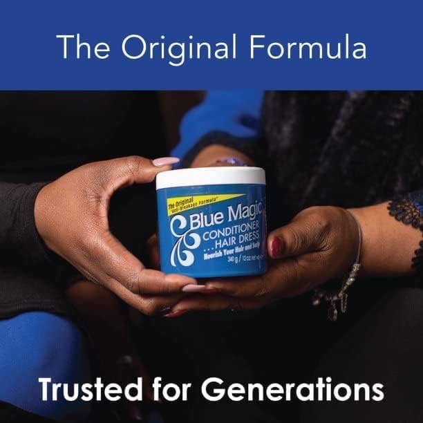 Hair Konection Corporation – wholesale Hair texture balm/paste/pomade – Blue Magic Conditioner Hair Dress 12oz