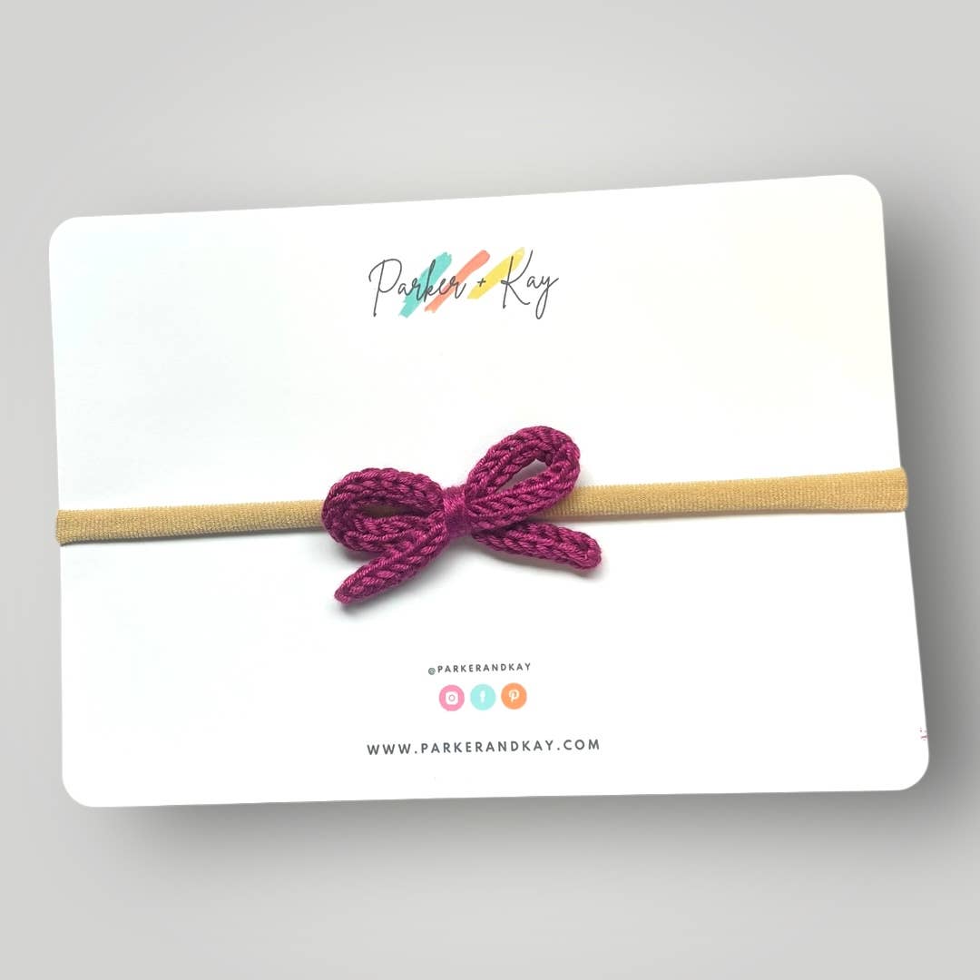 Parker and Kay Collective - Wholesale Hair Bow - Kids - Crocheted Hair Bows7