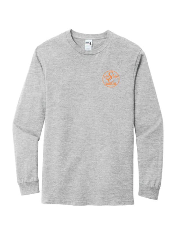 Heather Graphite Golden Pond Long Sleeve Tee for wholesale on Faire2