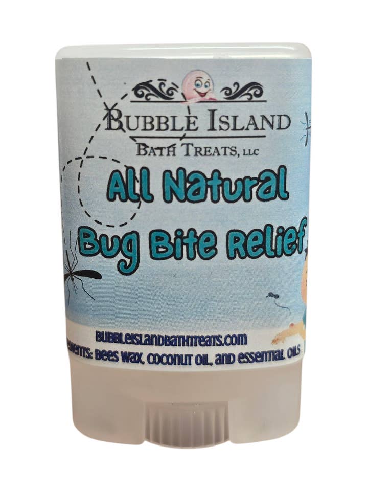 Bug Bite Relief Bar for wholesale by Bubble Island Bath Treats