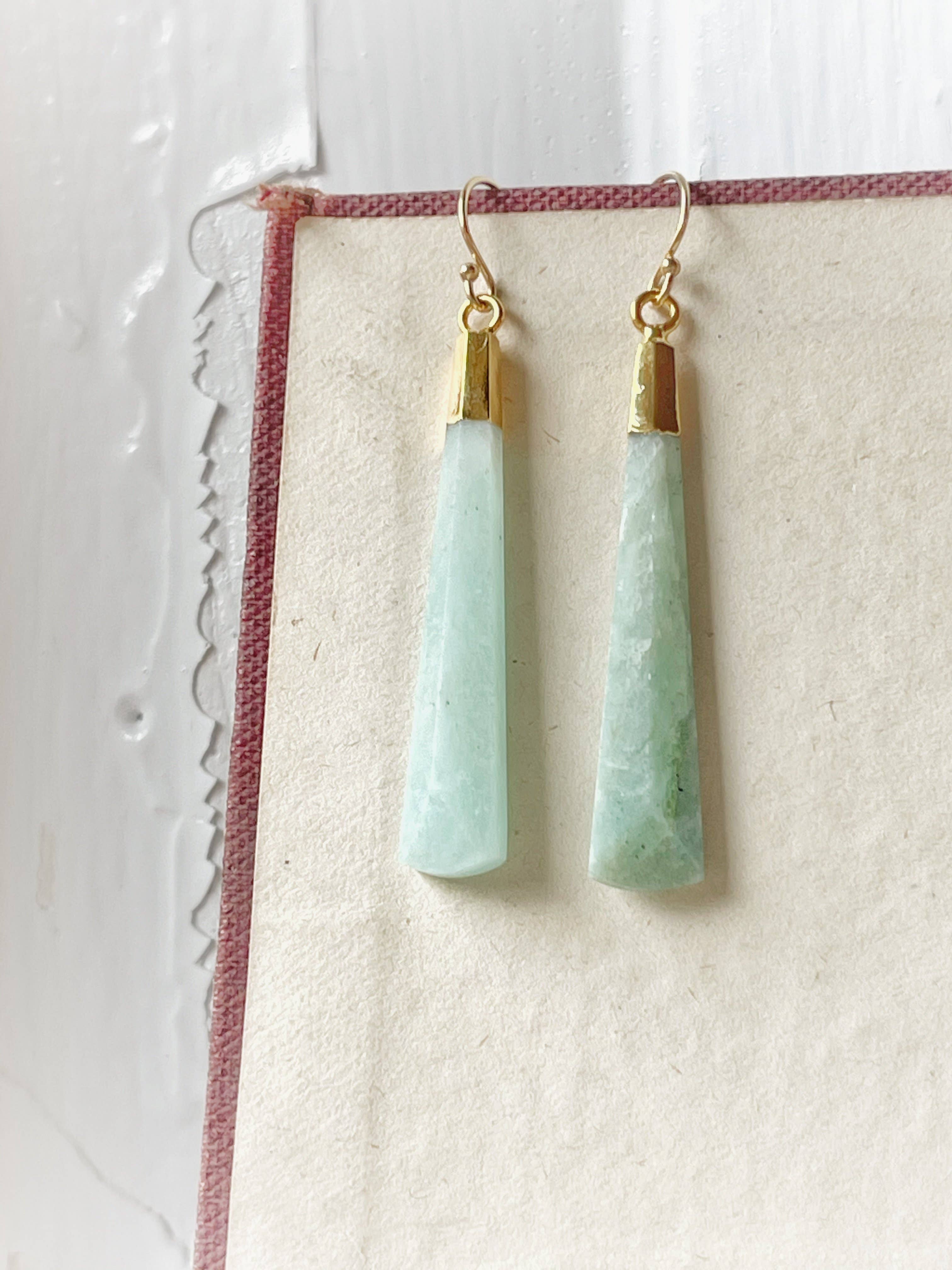 Rage Gems & Jewelry – wholesale Hängande örhängen – Amazonite Drop örhängen