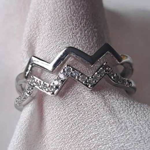 Anillo de Plata de Ley 925 - A mi hermana - Altibajos para venta al por mayor de DINAWeb Srls