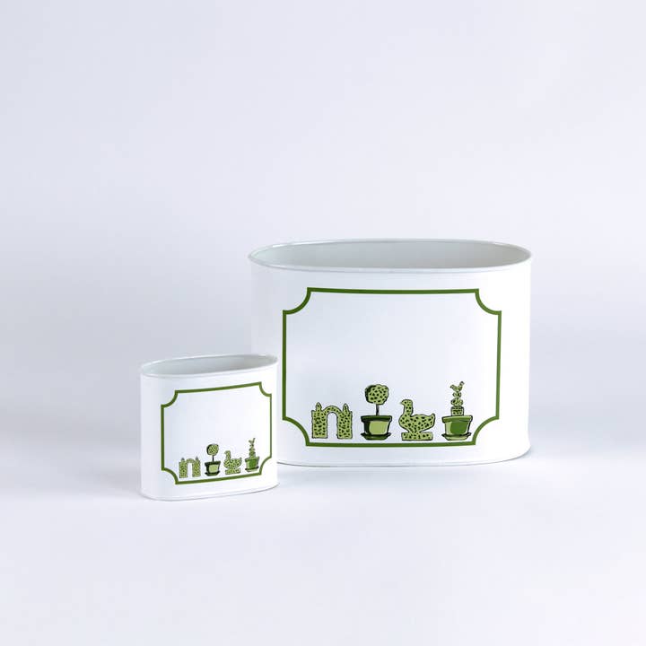 Garden Follies Caddy, 2 Sizes for wholesale by Madcap Cottage