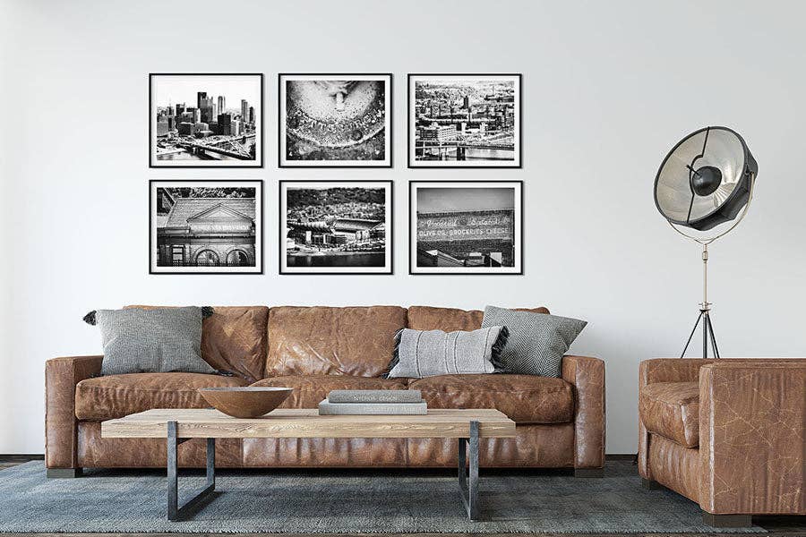 Lisa Russo Fine Art - Wholesale Gallery Wall Set - Pittsburgh Pennsylvania Scenes | Art Prints Set of 61