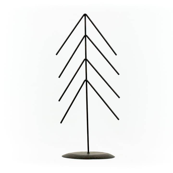 Adams & Co. - Wholesale Christmas Decoration - 71038 - 8x18 metal Christmas tree , black Decor