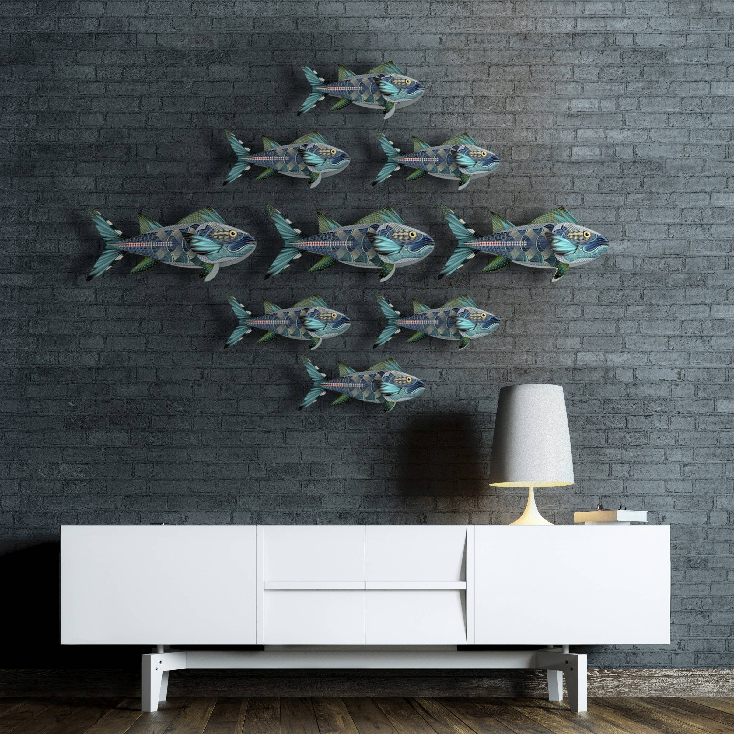 Miho Unexpected Things - Wholesale Wall Accent - Miho - Decorative Fish (large) - Miguel2