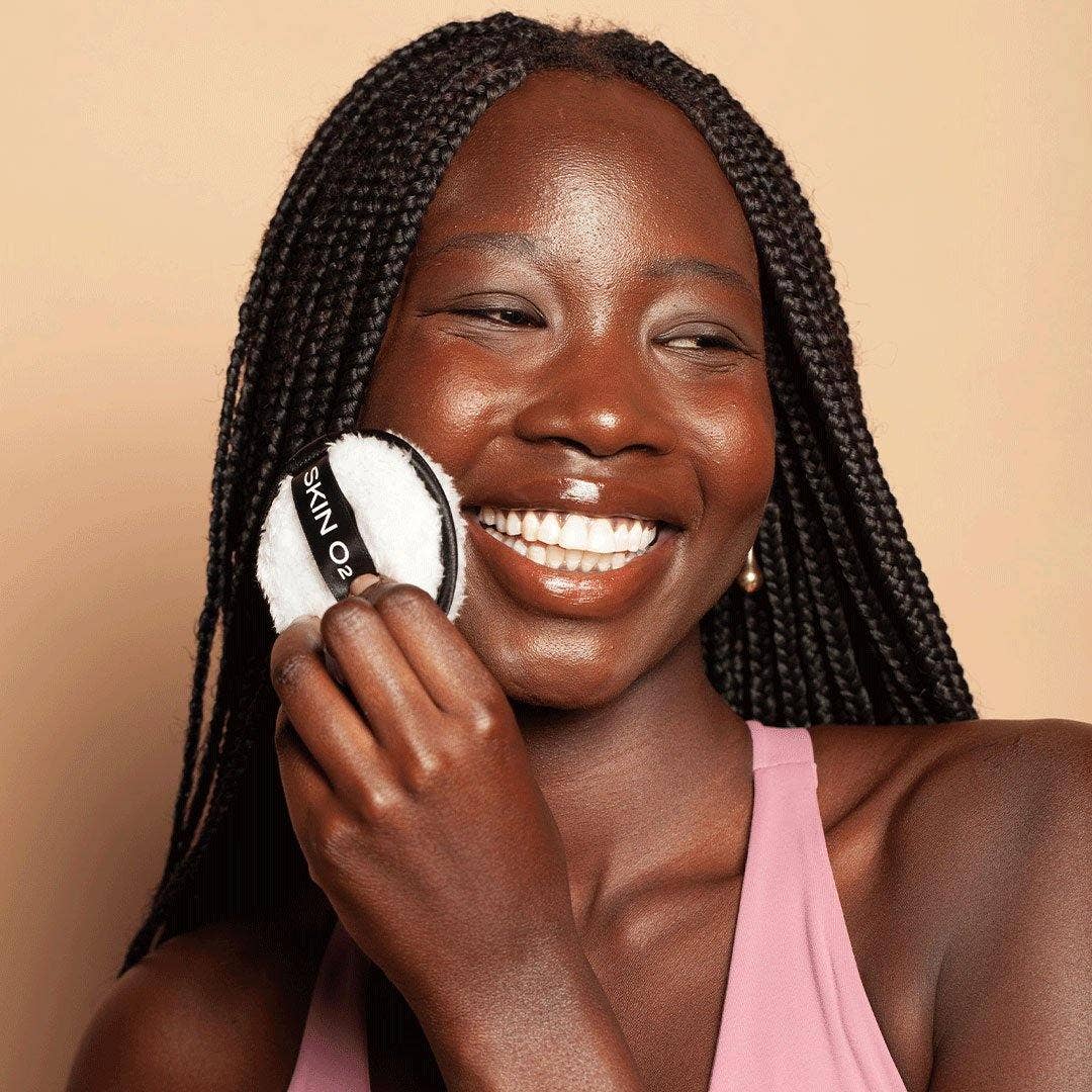 Skin O2 - Wholesale Make-up remover - ECO Reusable Facial Cleansing Pads - Set of 23