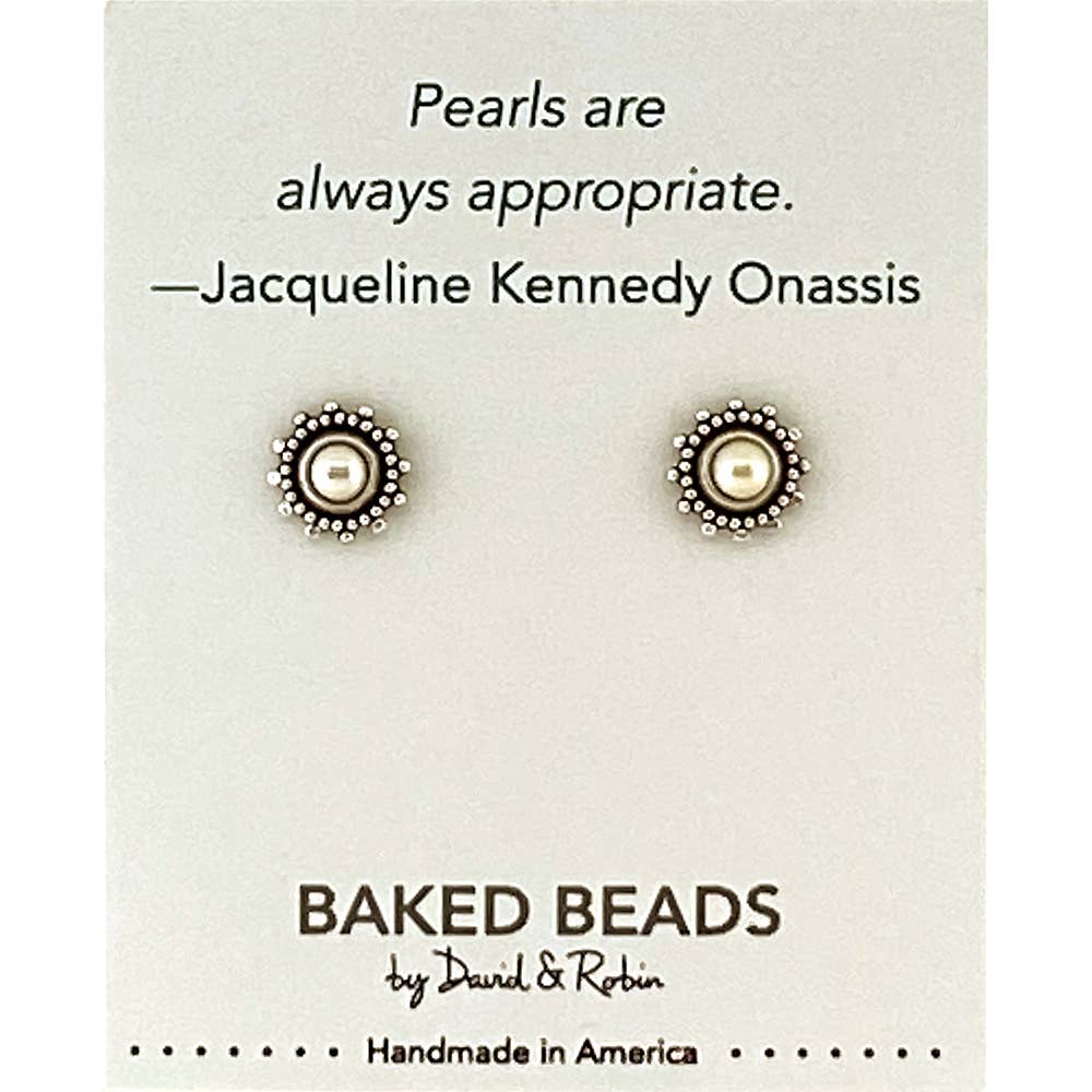 Baked Beads - Wholesale Stud/Post Earrings - Quotestone Post9