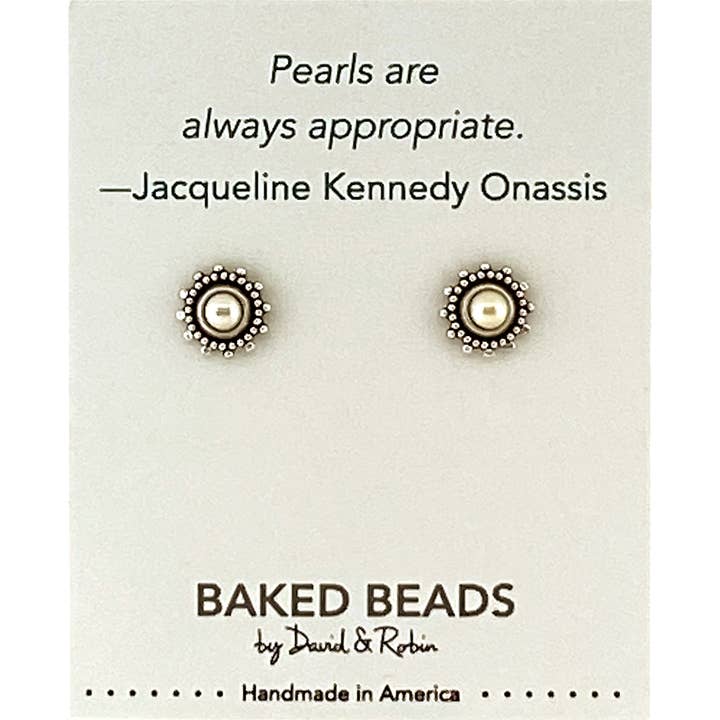 Baked Beads - Wholesale Stud/Post Earrings - Quotestone Post9
