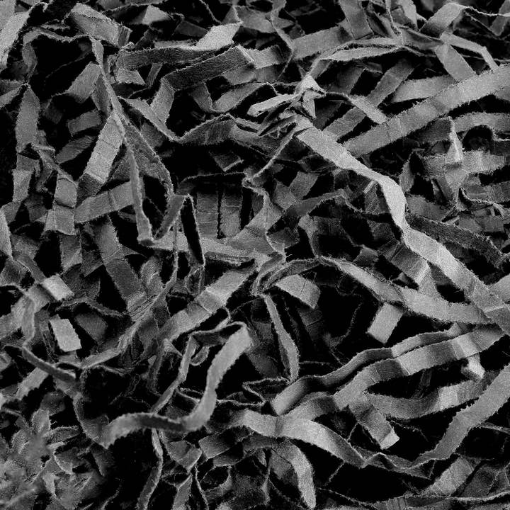 Black Shredded Paper - Dust Free - FSC Void Fill - 20kg for wholesale by Gadsby