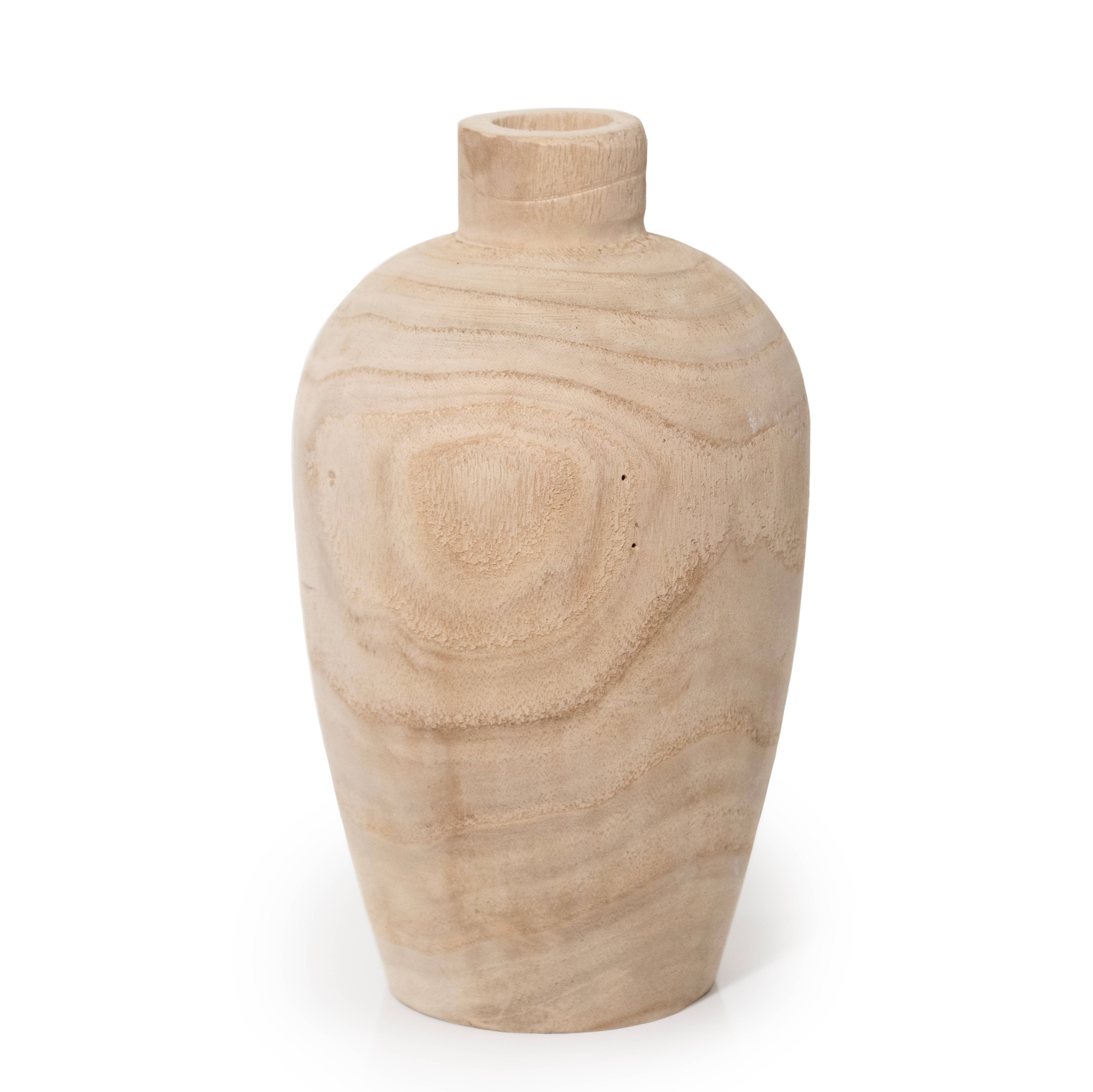 Andaluca - Wholesale Vase - Paulownia Wood Large Vase5