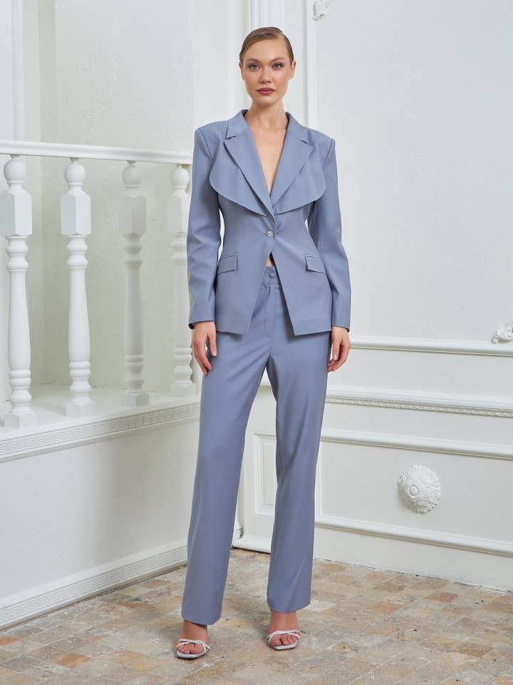 Hourglass Blazer - Dark Gray for wholesale by LUMINA ELIGMA