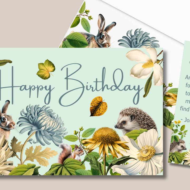 Enchanted Trails - Birthday Card 5x7 for wholesale by Joan Park World
