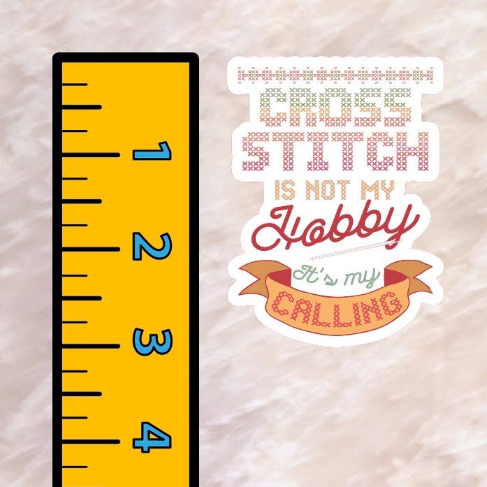 Dancing Dolphin Crafts - Wholesale Sticker - Cross Stitch Sticker | Cross Stitch Is Not My Hobby7
