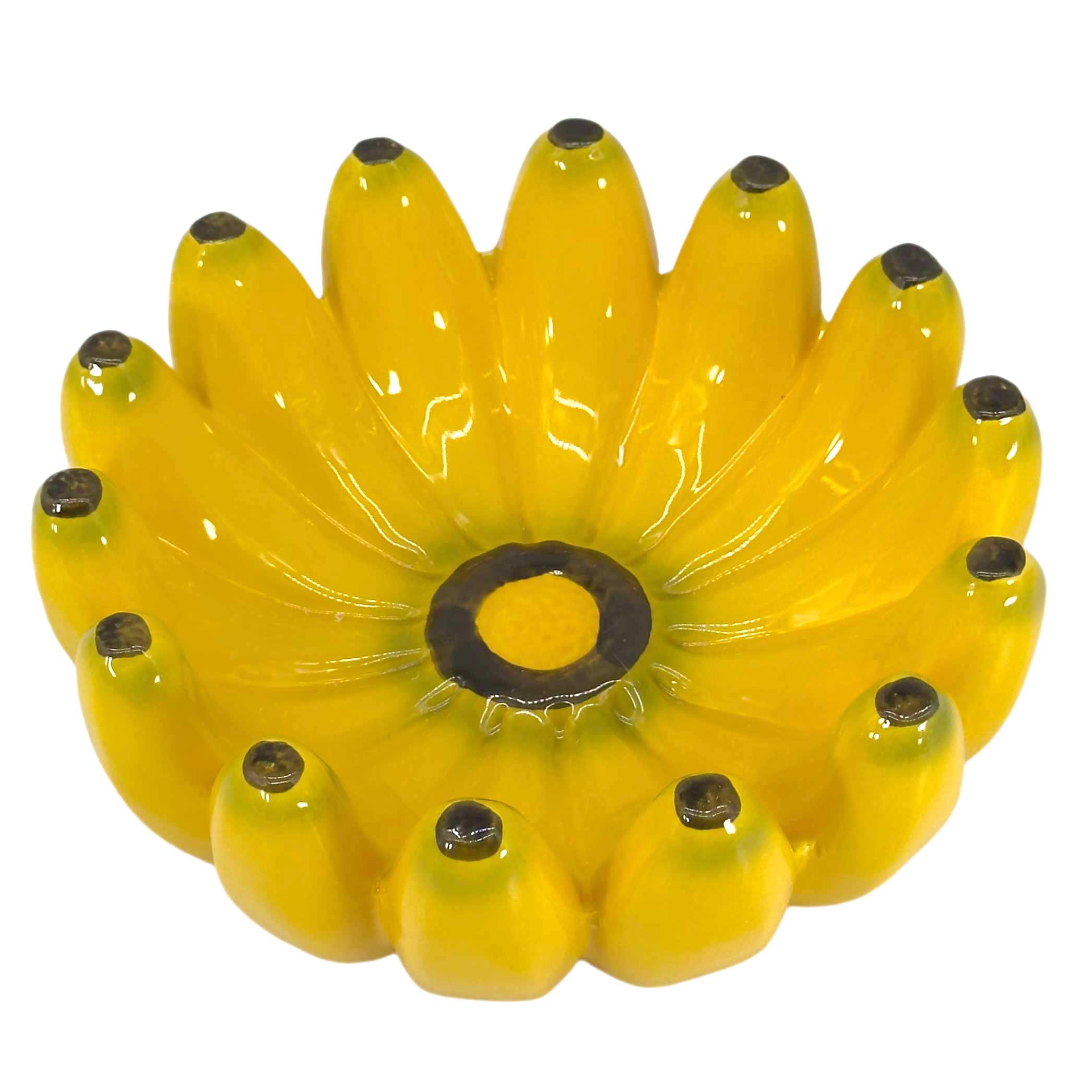 Galt International Company - Wholesale Decorative Plate/Dish/Bowl - Yellow Ceramic Banana Tabletop Bowl 10"2