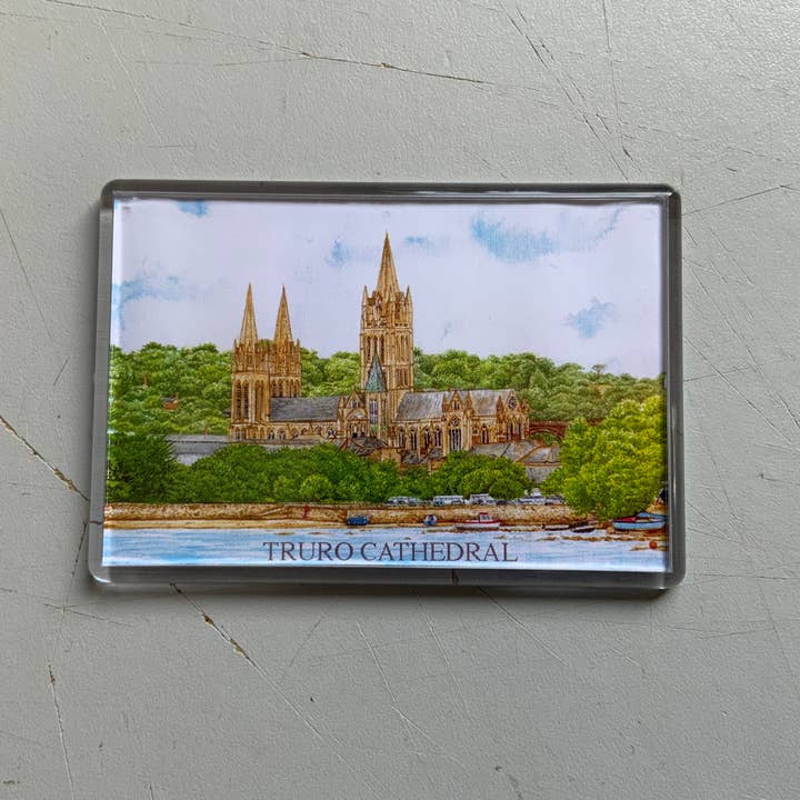 Robinson Collection - Vente Aimants - Aimant de réfrigérateur en acrylique Cornwall, Truro.1