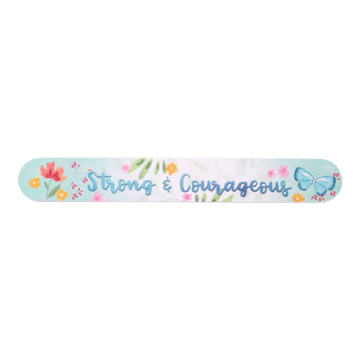 Divinity Boutique - Wholesale Nail File - Emery Board Set: Strong & Courageous