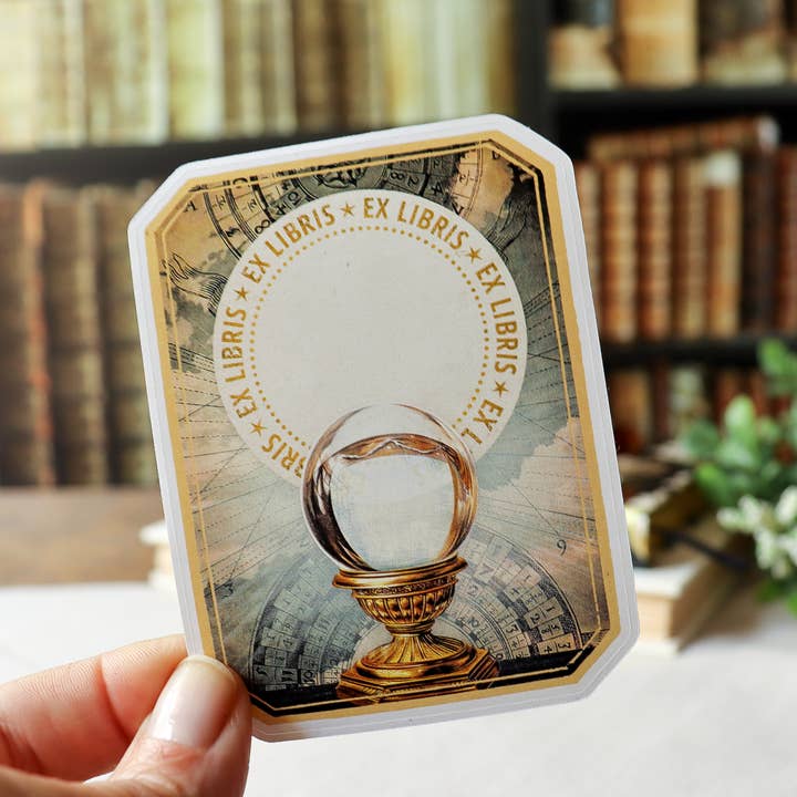 Sunshine and Ravioli - Wholesale Book Plate - Crystal Ball Bookplate Stickers 1
