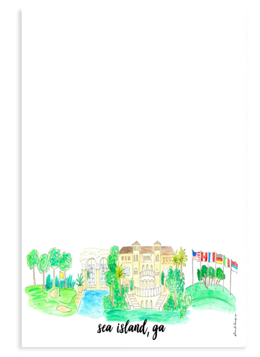 Island Haus Co - Wholesale Tea Towel - Sea Island GA Tea Towel0