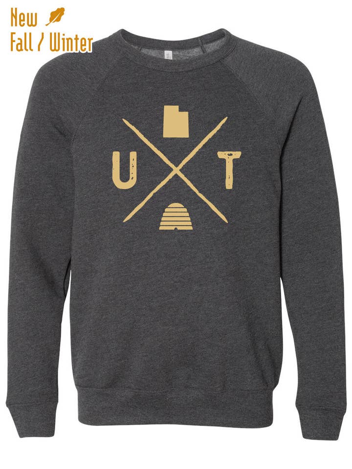 Utah Logo Sweatshirt for engroshandel hos Homeplace Apparel