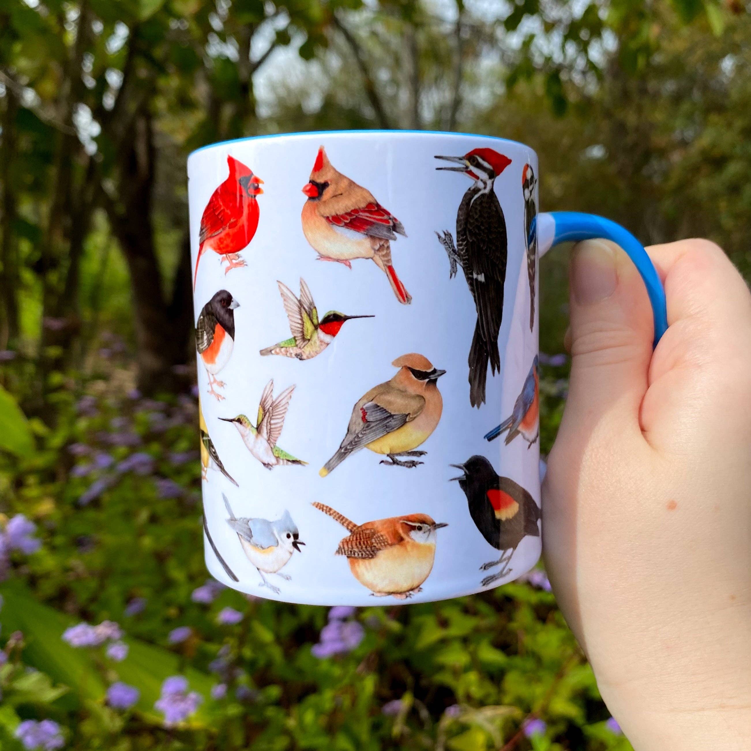 Allison Stoiser Art - Wholesale Coffee Mug - Backyard Birds 11 oz Ceramic Mug2