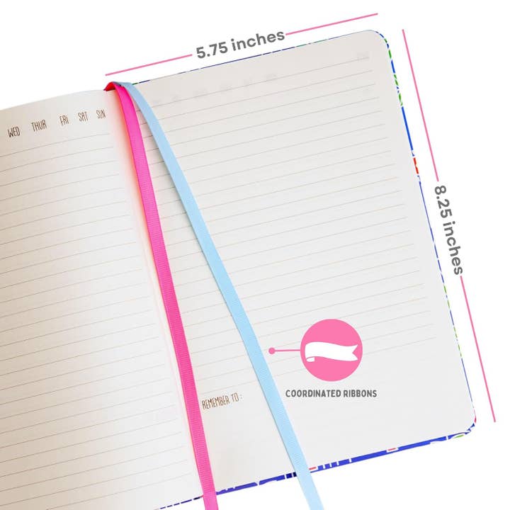 Doodle - Wholesale Notebook - 8.25 x 5.70in - A5 Hard Bound Notebook - Floral Fantasy1