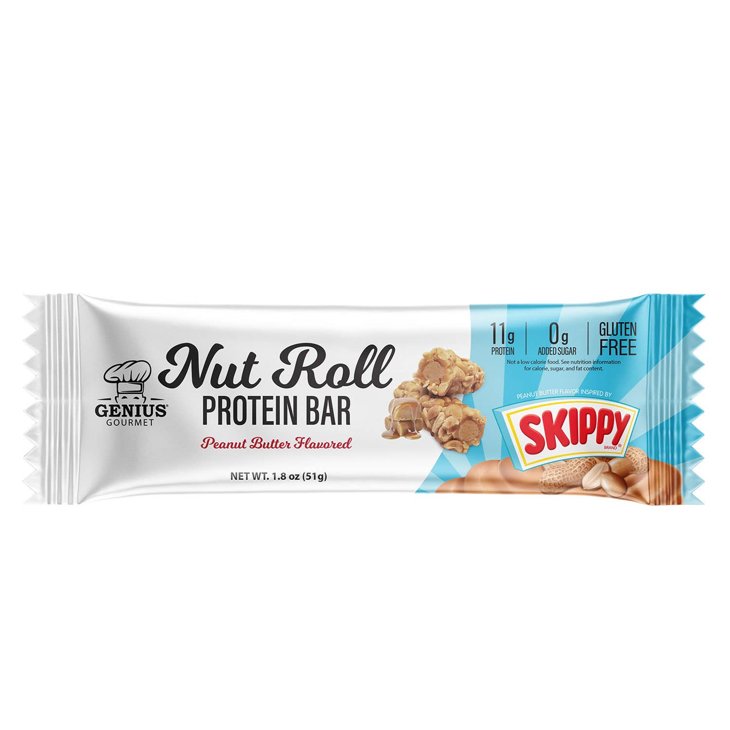 Genius Gourmet - Wholesale Snack Bar - Skippy Protein Nut Roll1