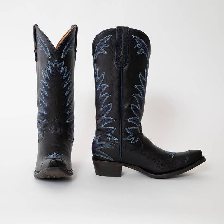 Desert Bloom Boots, LLC – Engroshandel Cowboystøvler - Dame – VILD AGAVE ONYX