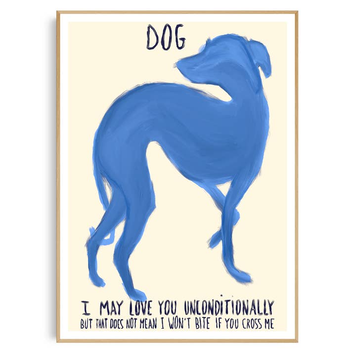 DOG LUNAR SIGN | PRINT for wholesale by Brut