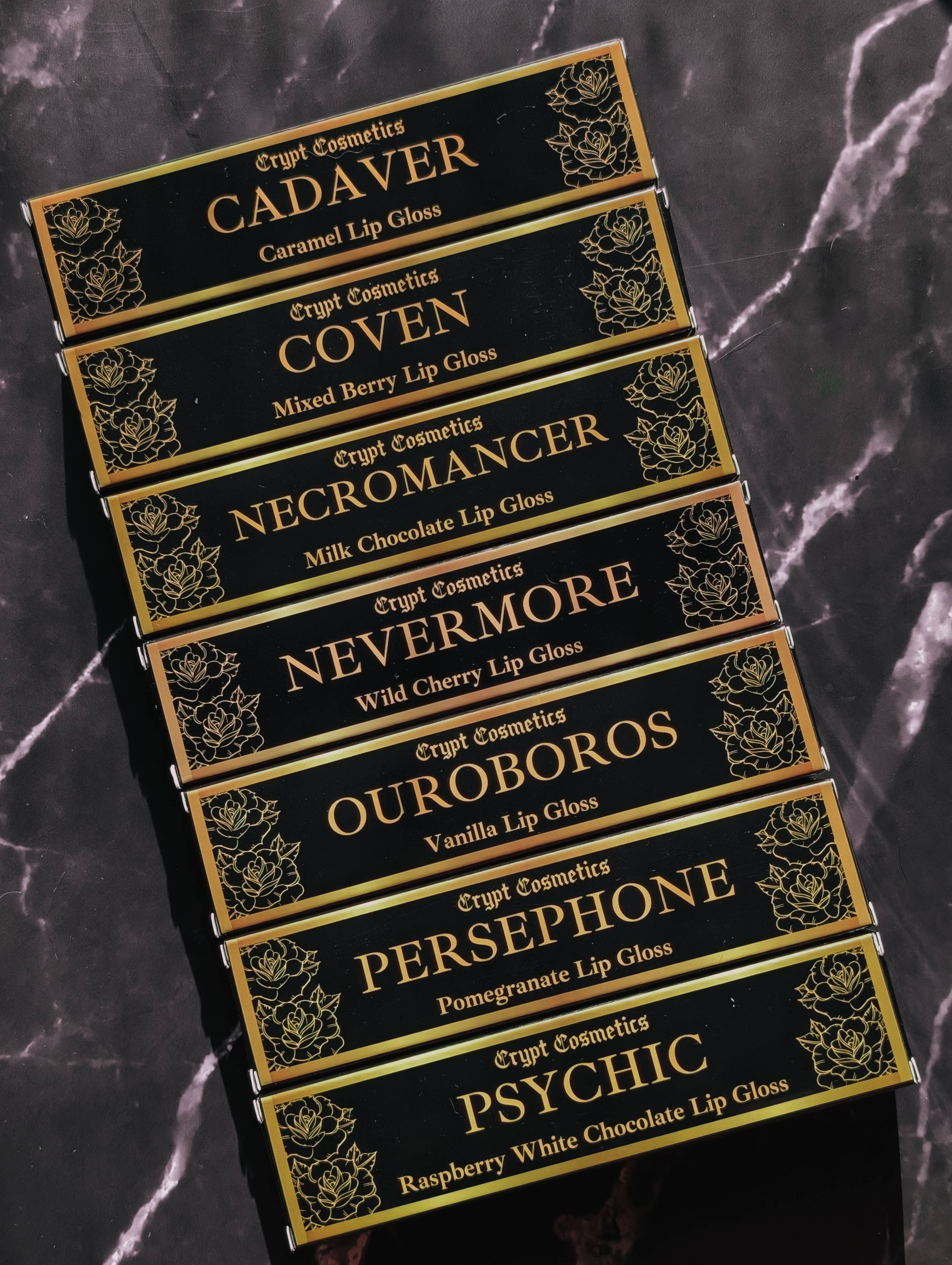 Crypt Cosmetics – wholesale Lip-gloss – PSYCHIC - Pink white chocolate raspberry lip gloss5