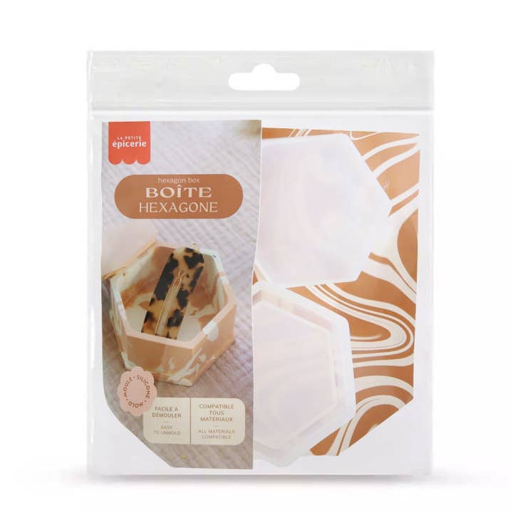 La Petite Épicerie - Wholesale Craft Supplies - Silicone Mould - Hexagonal Box