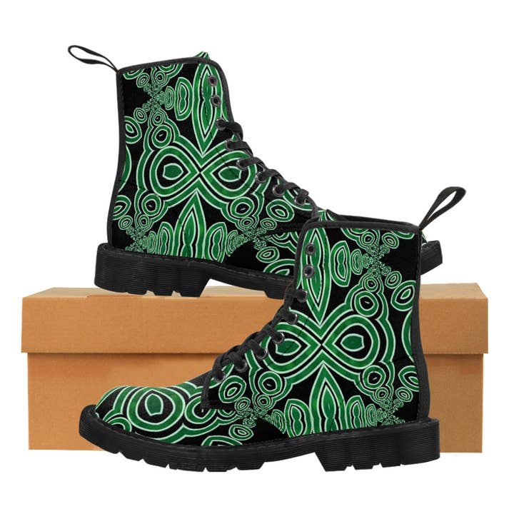 Celtic 1 Martin Stiefel für Damen für den Großhandel von SkyeCreative Art