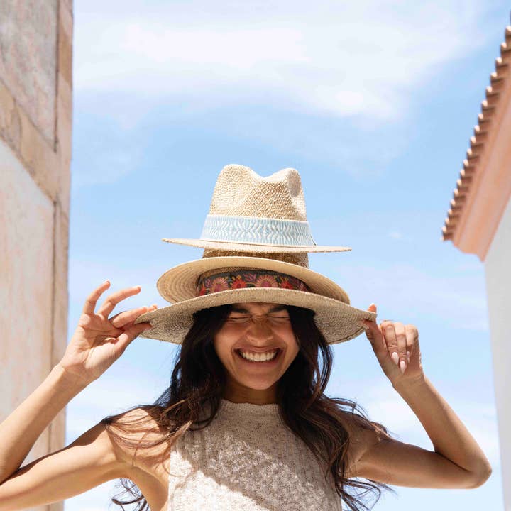 Maradji - Wholesale Straw Hat - Women's - HAT PANAMA AZUR