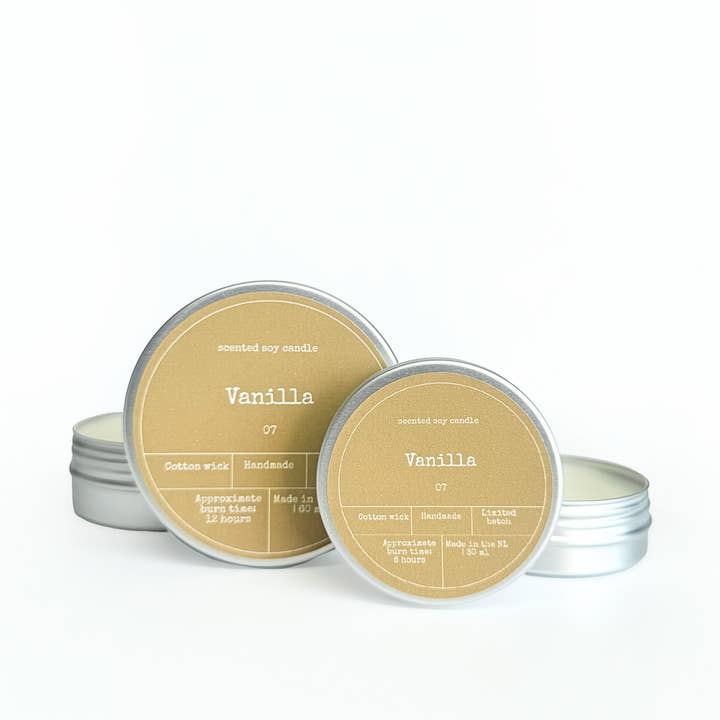 Bon Babef - Wholesale Jar/Filled Candle - SOY WAX SCENTED CANDLE | VANILLA1