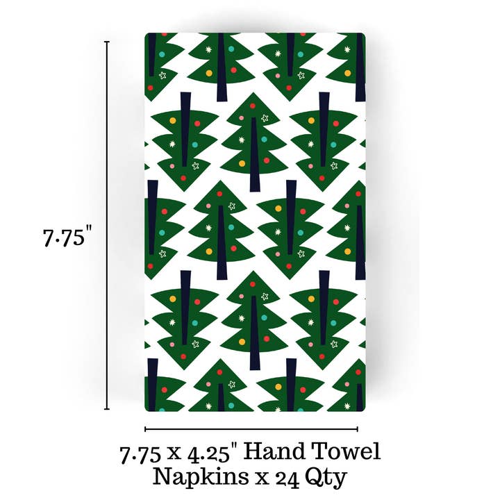 Fabuplates - Wholesale Hand Towel - Holly Jolly 24ct Guest Napkins Separates (3 ply)1