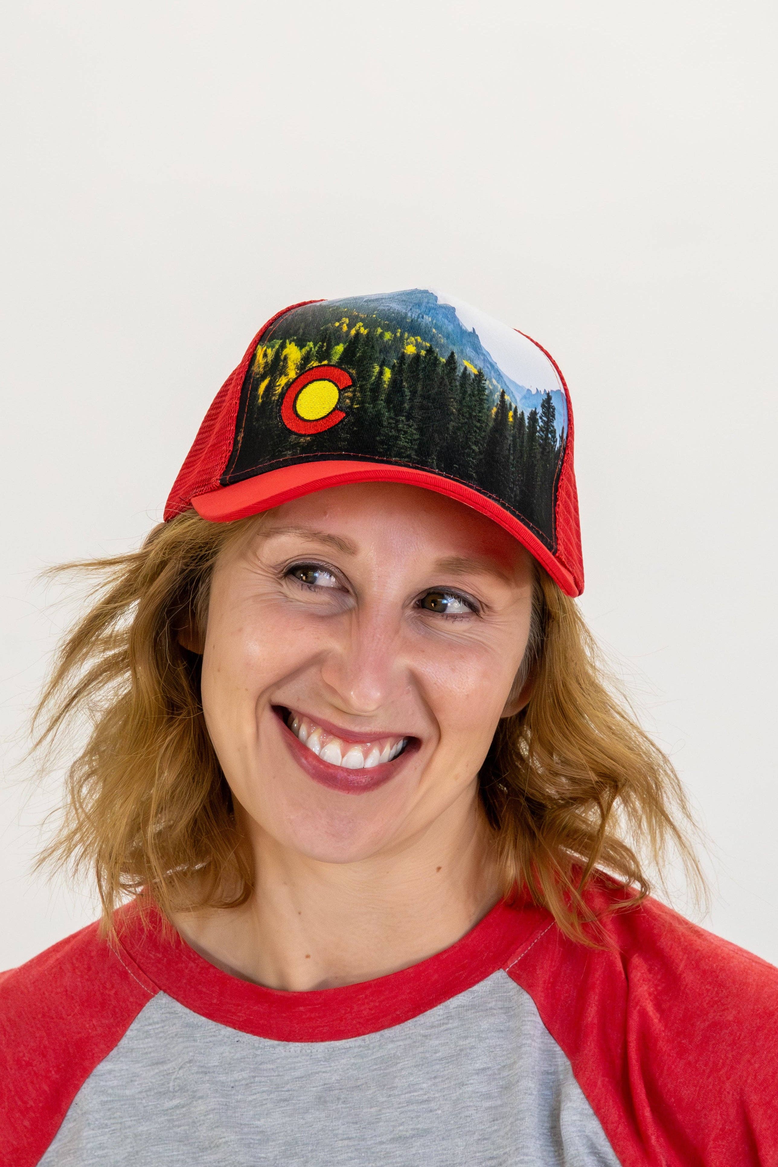 Colorado Threads - Wholesale Trucker Hat - Unisex - Aspen Forest Snapback Trucker Hat2